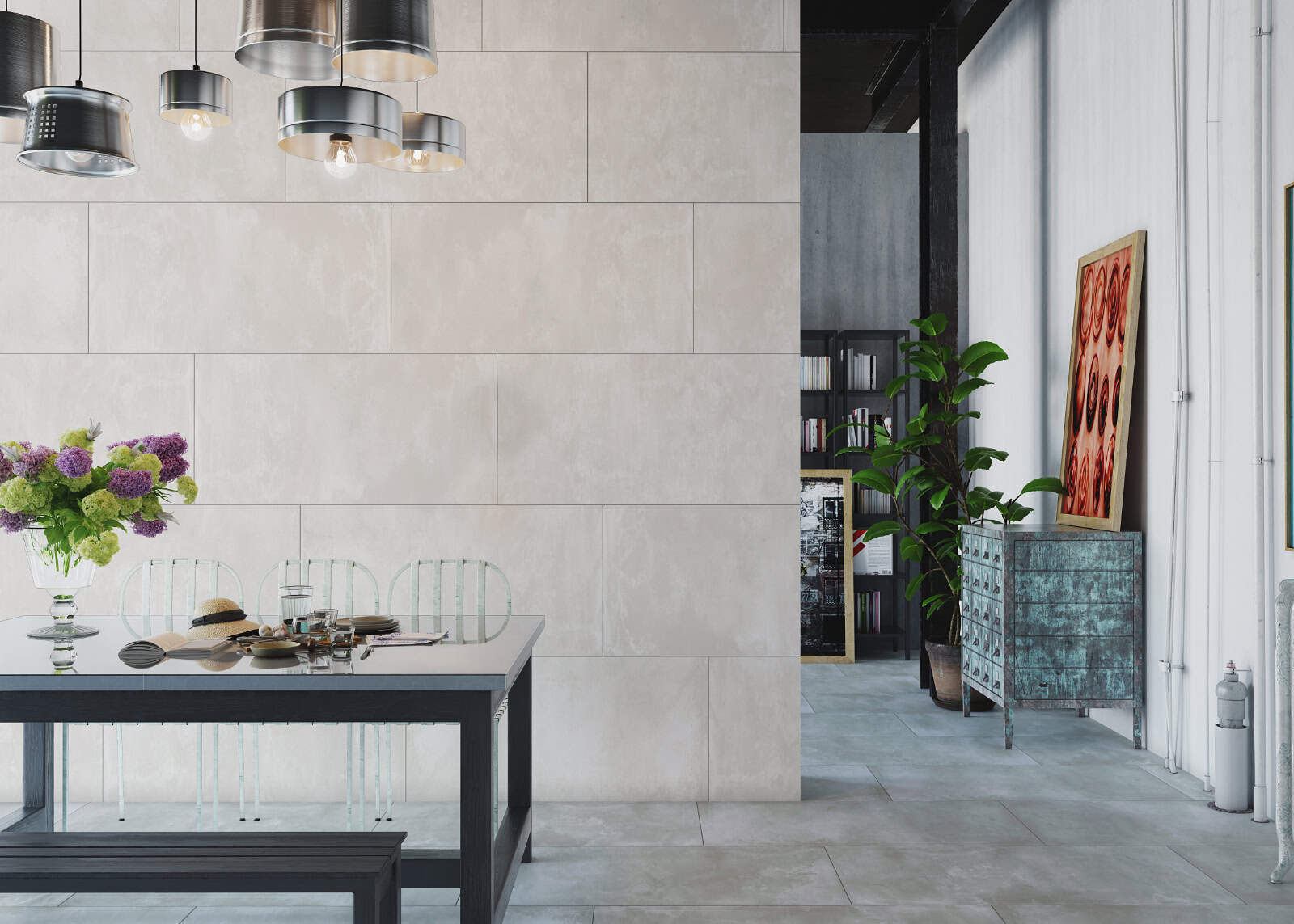 Gresie Porțelanată Rectificată 60x120 R SUBWAY - Gri